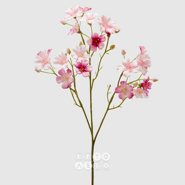 Искусственная ветка Оксалис - Serene Happiness 55 см нежно-розовая EDG