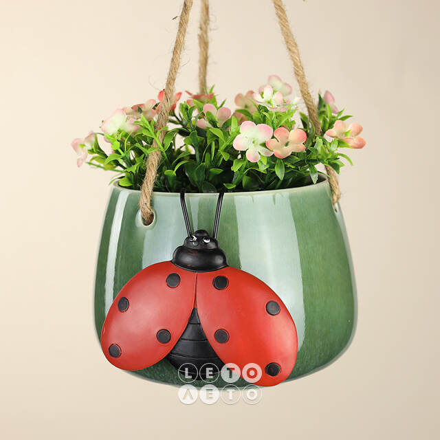 Фигурка для цветочного горшка Божья Коровка Молли 12*9 см Koopman