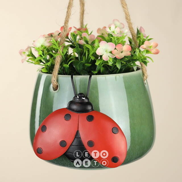 Фигурка для цветочного горшка Божья Коровка Молли 12*9 см Koopman
