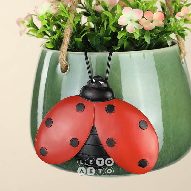 Фигурка для цветочного горшка Божья Коровка Молли 12*9 см Koopman