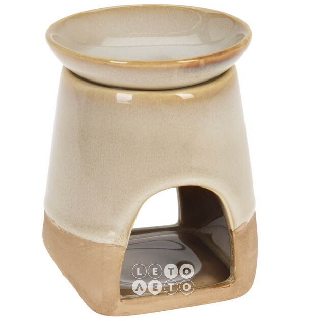Керамическая аромалампа Darlington 11*9 см бежевая Koopman