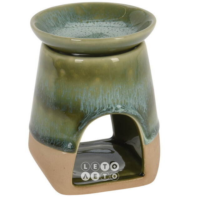 Керамическая аромалампа Darlington 11*9 см зеленая Koopman