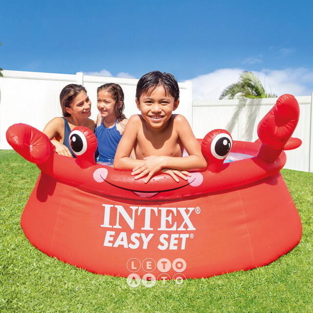 Надувной бассейн 26100 Intex Easy Set - Happy Crab 183*51 см INTEX