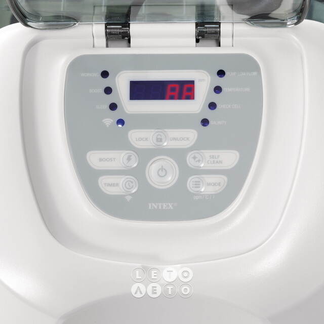 Хлоргенератор Intex (Интекс) 26690 Model (Модель) QS1600 Plus для бассейна до 68 000 л, с Wi-Fi INTEX (Интекс)