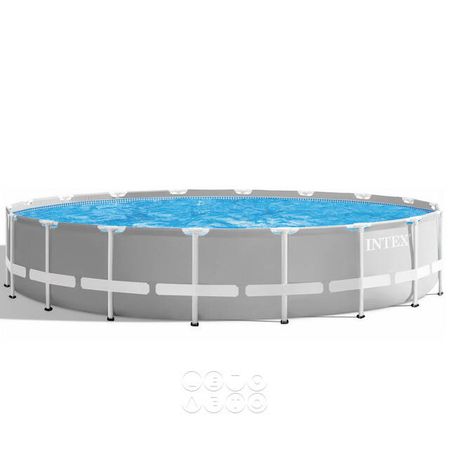 Каркасный бассейн 26732 Intex Prism Frame 549*122 см серый, фильтр-насос, аксессуары INTEX