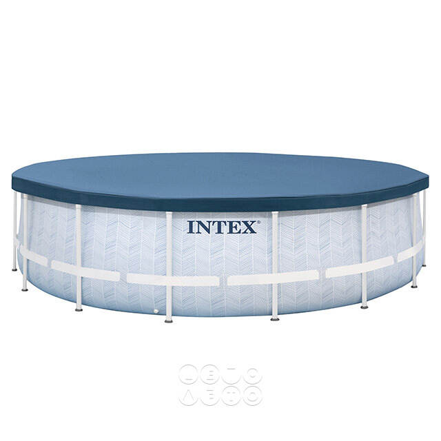 Каркасный бассейн 26746 Intex Chevron Prism Frame 488*122 см, аксессуары INTEX