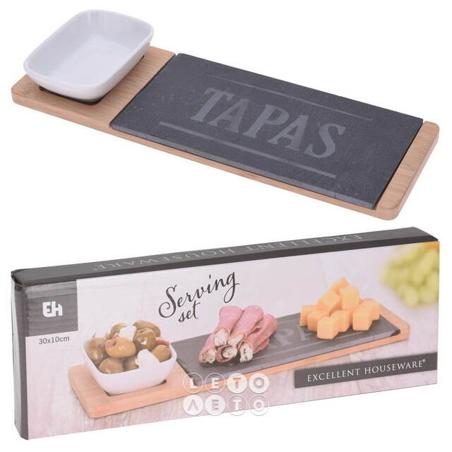 Доска для подачи закусок Tapas 30*10 см Koopman