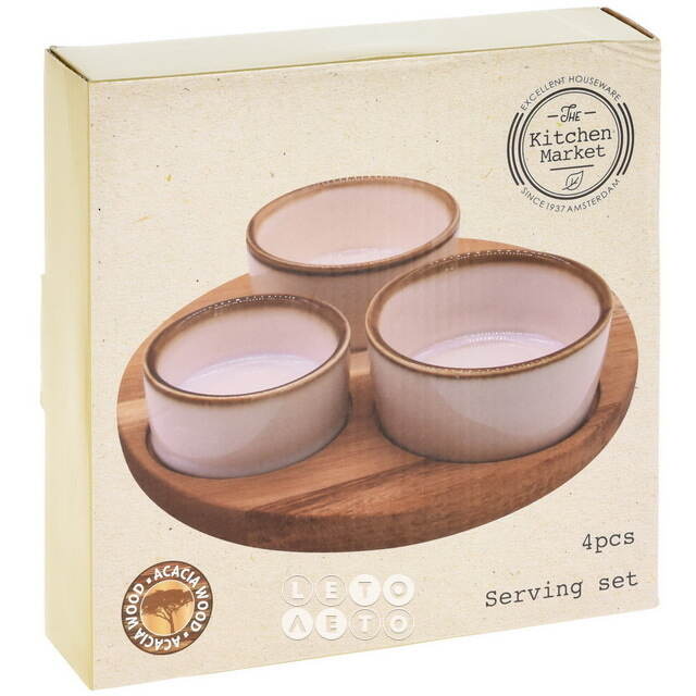 Набор для сервировки Brilly Crema, 4 предмета Koopman