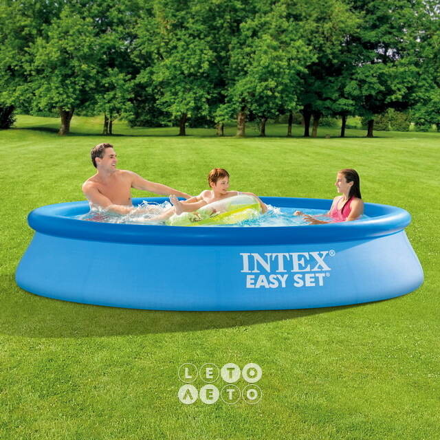 Надувной бассейн 28118 Intex Easy Set 305*61 см, фильтр-насос INTEX