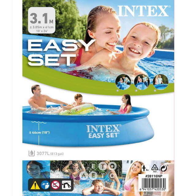 Надувной бассейн 28116 Intex Easy Set 305*61 см INTEX