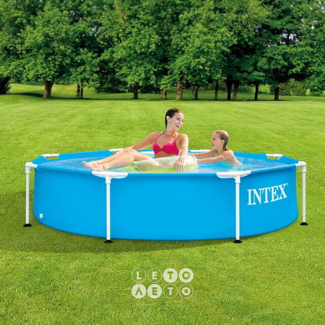Каркасный бассейн 28205 Intex Metal Frame 244*51 см INTEX