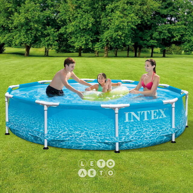 Каркасный бассейн 28206 Intex Metal Frame Beachside 305*76 см INTEX