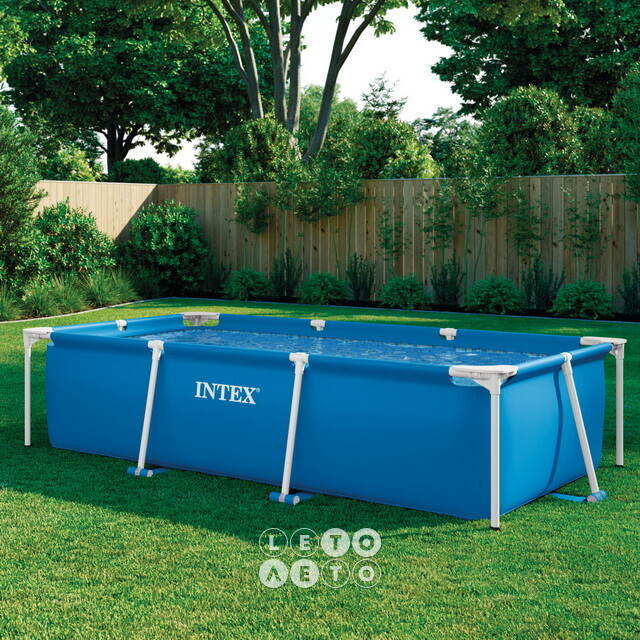 Прямоугольный каркасный бассейн 28271 Intex 260*160*65 см INTEX