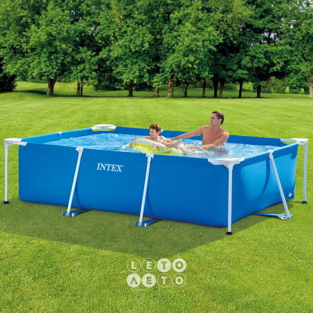 Прямоугольный каркасный бассейн 28271 Intex 260*160*65 см INTEX