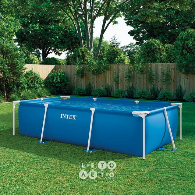 Прямоугольный каркасный бассейн 28272 Intex 300*200*75 см INTEX