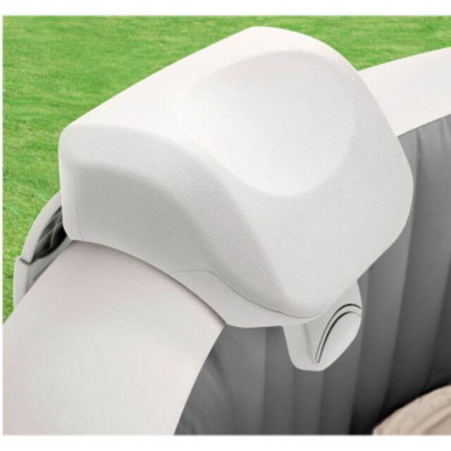 Надувной бассейн-джакузи Intex 28442 GreyWood Deluxe 216*71 см, аэромассаж, подсветка, уцененный INTEX