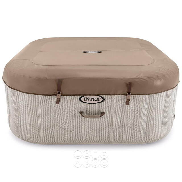 Надувной бассейн-джакузи Intex 28446 Chevron Deluxe 175*71 см, аэромассаж INTEX