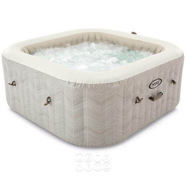 Надувной бассейн-джакузи Intex 28446 Chevron Deluxe 175*71 см, аэромассаж INTEX