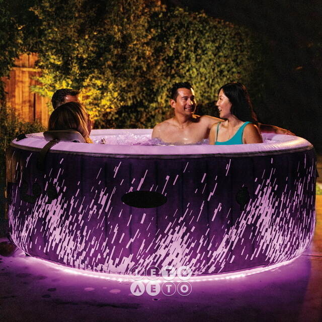 Надувной спа-бассейн Intex (Интекс) 28494 Glow Deluxe (Глоу Делюкс) 196*71 см, подсветка INTEX (Интекс)