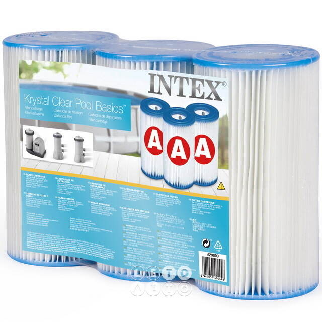 Картридж 29003 Intex для фильтр-насоса Intex, тип А, 3 шт INTEX