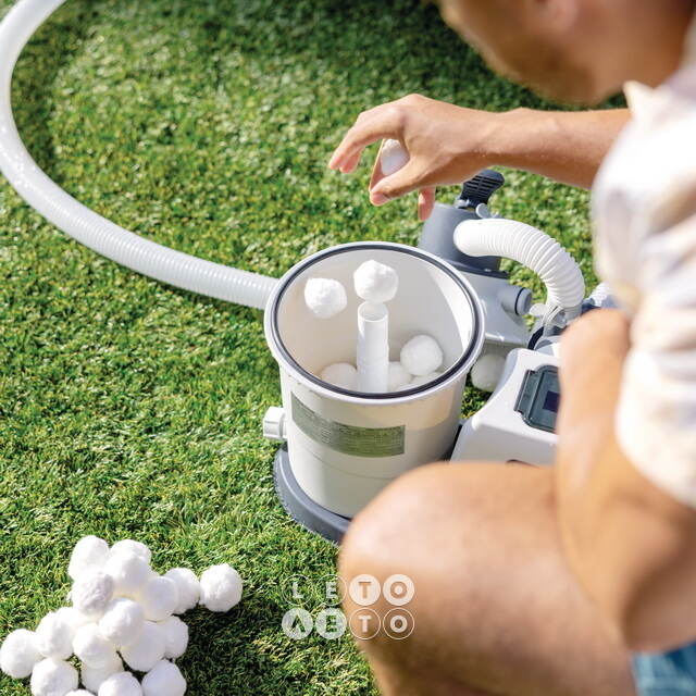 Наполнитель для песчаных фильтров Fiber Ball 500 гр INTEX