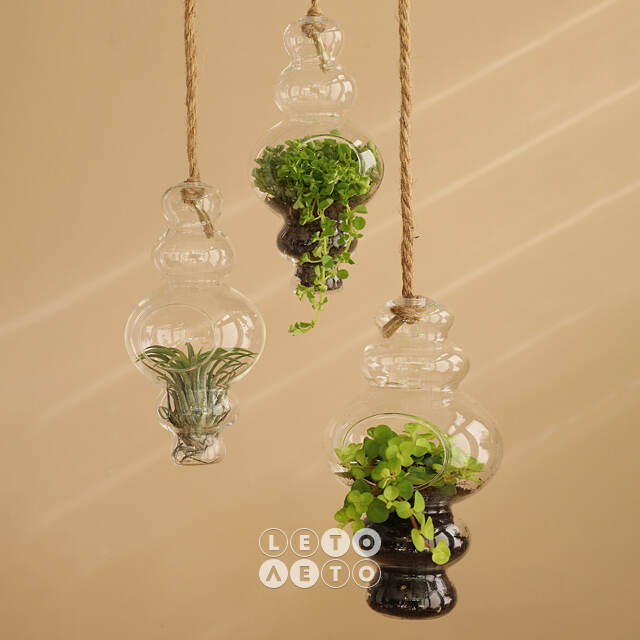 Стеклянный шар для декора Сосулька 19*9 см Ideas4Seasons