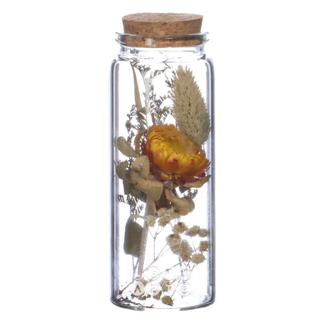 Стеклянная колба с цветами Floricco: Mirabell 13*5 см Ideas4Seasons
