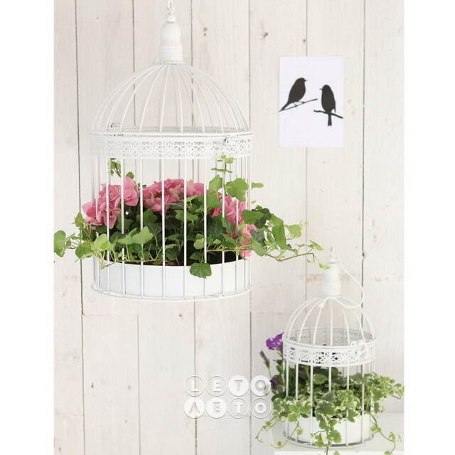 Декоративные клетки Elfia 27-38 см белые, 2 шт Ideas4Seasons