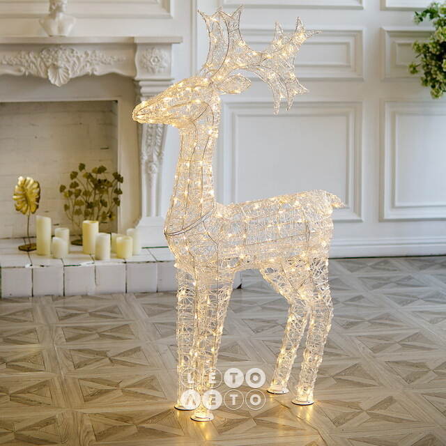 Светодиодный олень Арни 150 см, 220 теплых белых LED ламп, IP44 Winter Deco