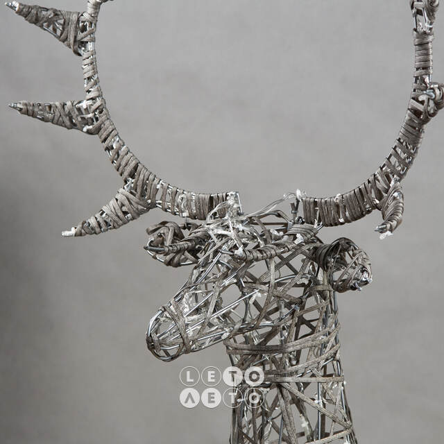 Светодиодный олень Бенни 146 см, 300 теплых/холодных белых LED ламп, IP44 Winter Deco