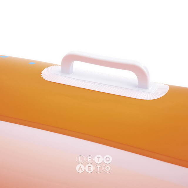 Детская надувная лодка Junior Raft - Крабики 119*79 см, оранжевая Bestway