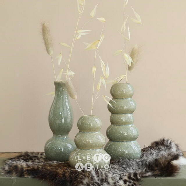 Керамическая ваза Гранада 15 см шоколадная Ideas4Seasons