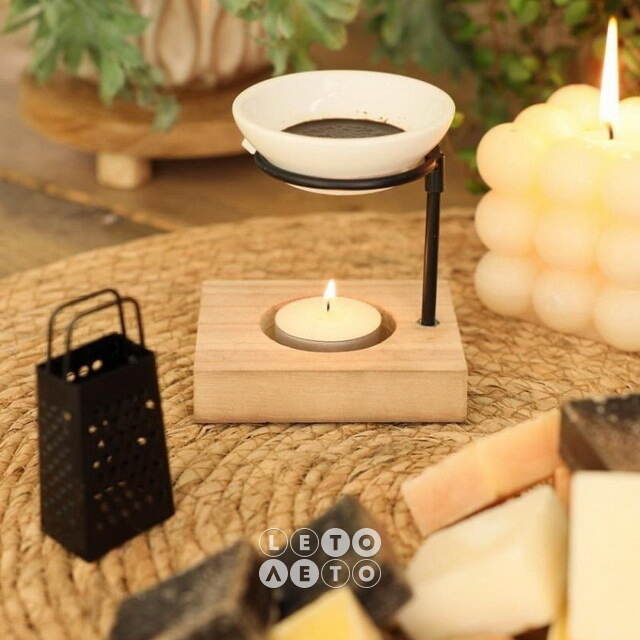 Металлическая терка для аромавоска Brainer 8 см черная Ideas4Seasons