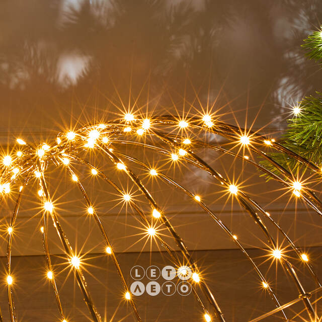 Светодиодный шар Cielo Stellato 40 см, 260 теплых белых LED ламп, таймер, IP44 Winter Deco