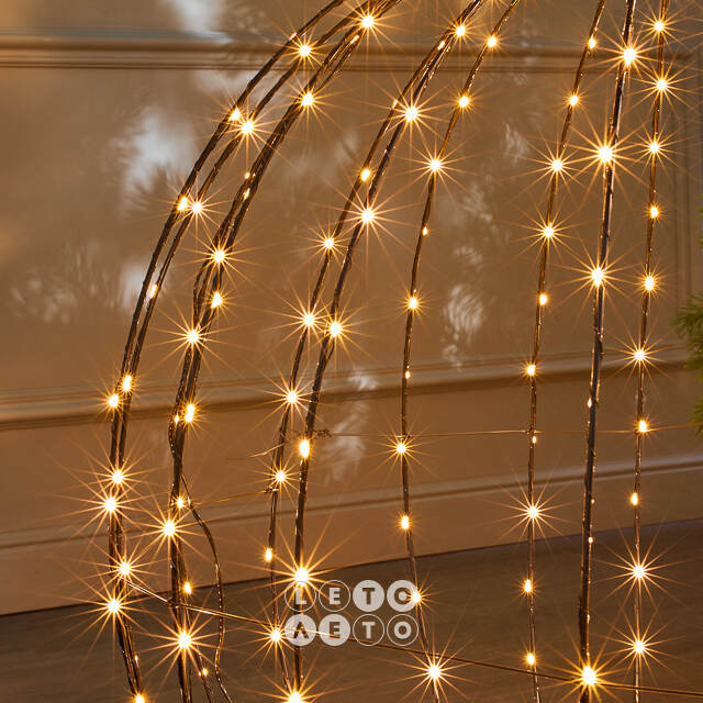 Светодиодный шар Cielo Stellato 60 см, 400 теплых белых LED ламп, таймер, IP44 Winter Deco