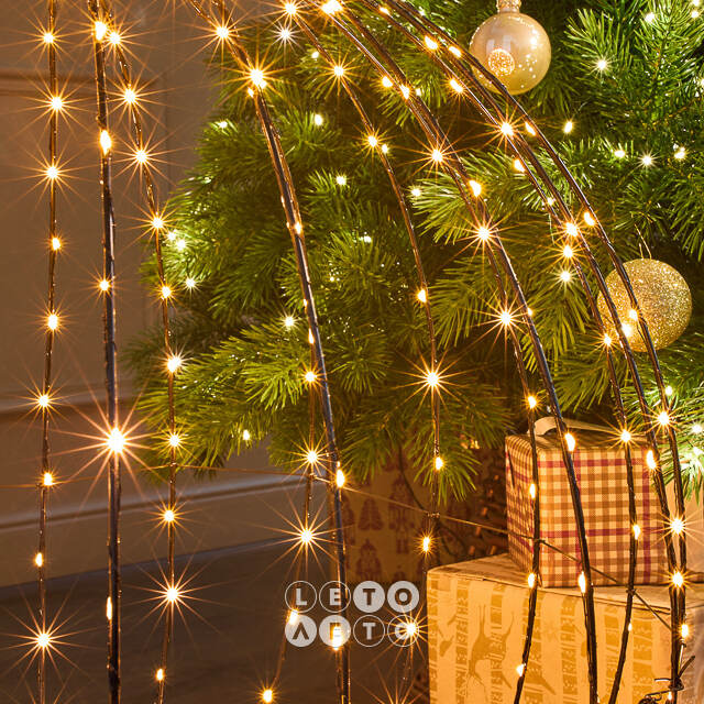 Светодиодный шар Cielo Stellato 60 см, 400 теплых белых LED ламп, таймер, IP44 Winter Deco