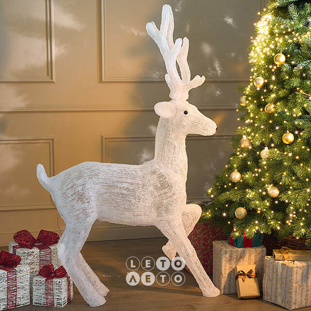 Светодиодный Олень Дартон 144 см, 300 холодных белых LED ламп, акрил, IP44 Winter Deco