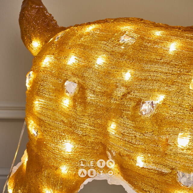 Светодиодный Олень Хирш 110 см, 160 теплых белых LED ламп, акрил, IP44 Winter Deco