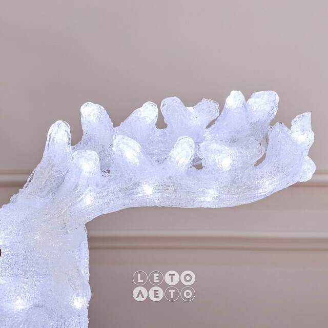 Светодиодная фигура Олень Фейт 62 см, 80 холодных белых LED ламп, акрил, IP44 Winter Deco