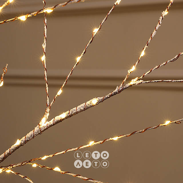 Светодиодное дерево Cunnington 120 см, 300 теплых белых микро LED ламп, IP44 Winter Deco