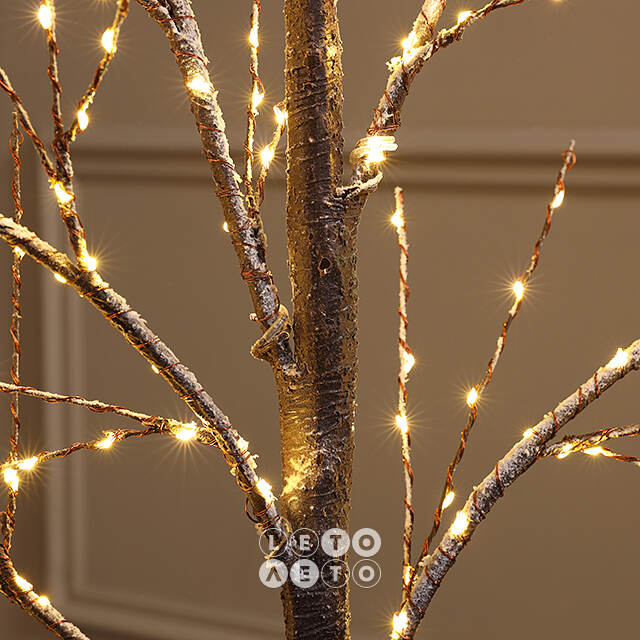 Светодиодное дерево Cunnington 120 см, 300 теплых белых микро LED ламп, IP44 Winter Deco