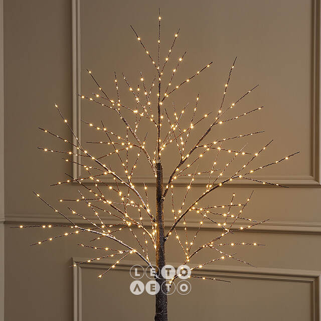 Светодиодное дерево Cunnington 150 см, 400 теплых белых микро LED ламп, IP44 Winter Deco