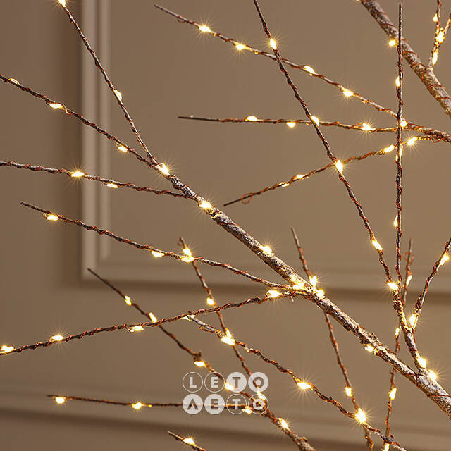 Светодиодное дерево Cunnington 150 см, 400 теплых белых микро LED ламп, IP44 Winter Deco