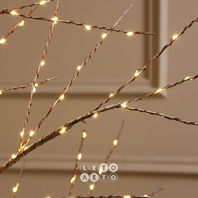 Светодиодное дерево Cunnington 150 см, 400 теплых белых микро LED ламп, IP44 Winter Deco