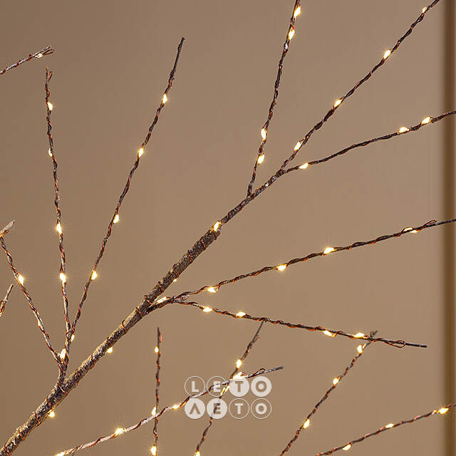 Светодиодное дерево Cunnington 180 см, 600 теплых белых микро LED ламп, IP44 Winter Deco
