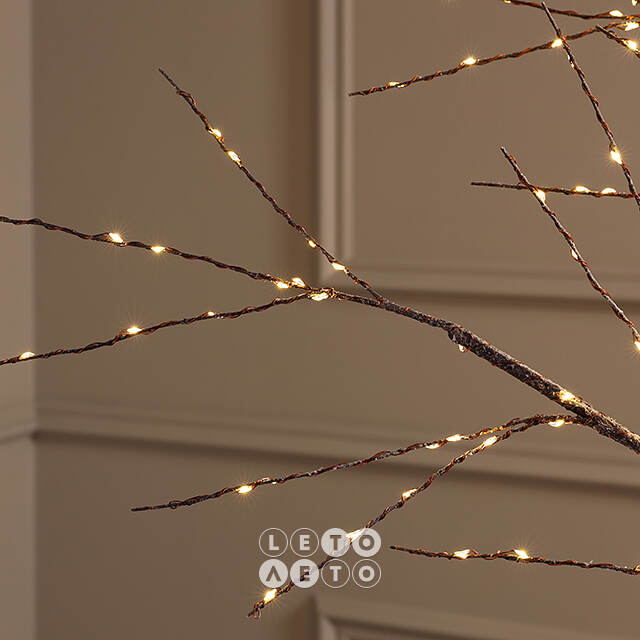 Светодиодное дерево Cunnington 210 см, 750 теплых белых микро LED ламп, IP44 Winter Deco