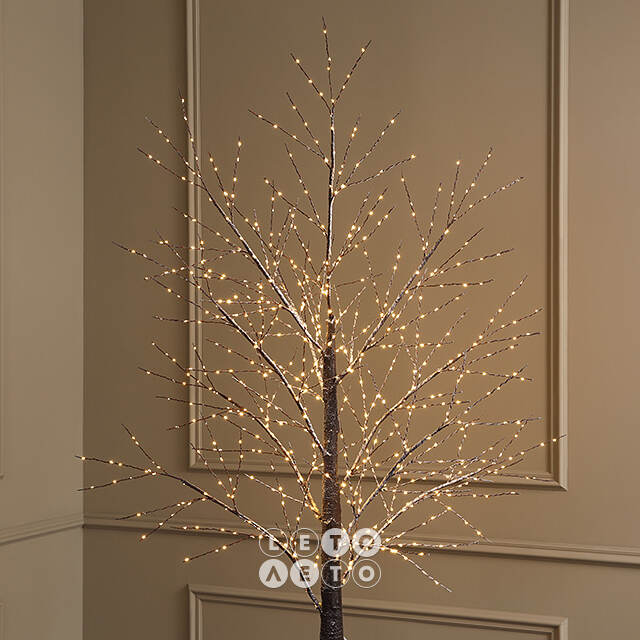 Светодиодное дерево Cunnington 210 см, 750 теплых белых микро LED ламп, IP44 Winter Deco