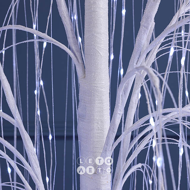 Светодиодное дерево Ива Basildon 180 см, 864 холодных белых микро LED ламп, IP44 Winter Deco