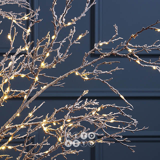 Светодиодное дерево Williton заснеженное 210 см, 550 теплых белых LED ламп, IP44 Winter Deco