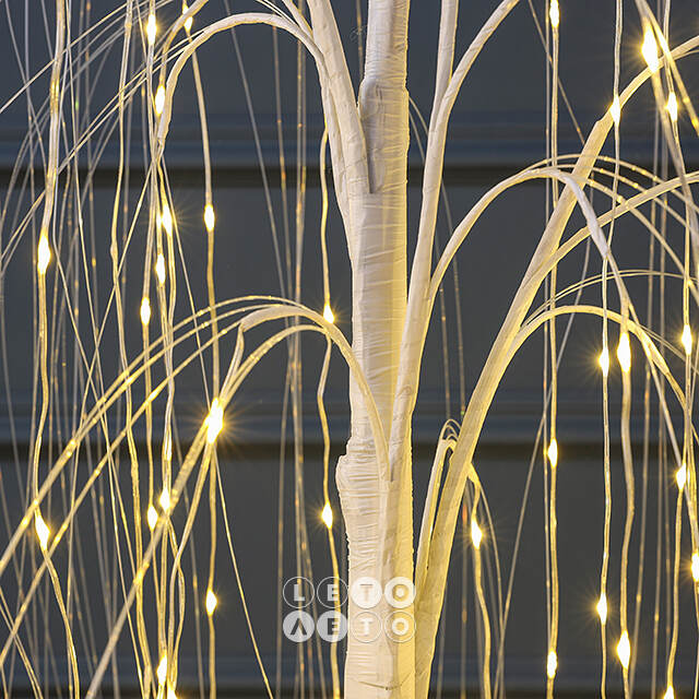 Светодиодное дерево Ива Barnsley 150 см, 220 теплых белых LED ламп, IP44 Winter Deco